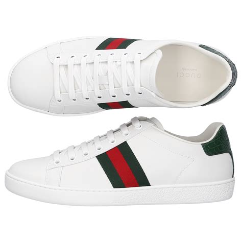 green and white gucci sneakers